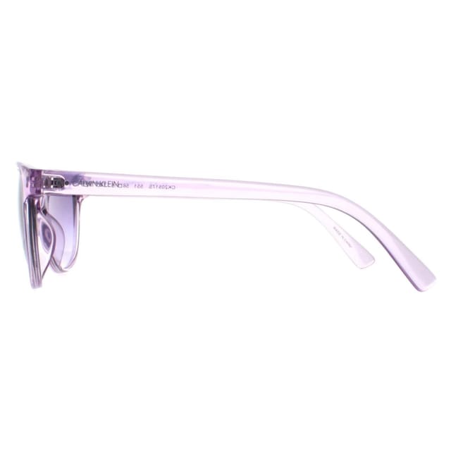 Calvin Klein CALVIN KLEIN Women's Cat Eye Crystal Lilac Purple Gradient CK20517S in Clear - 3