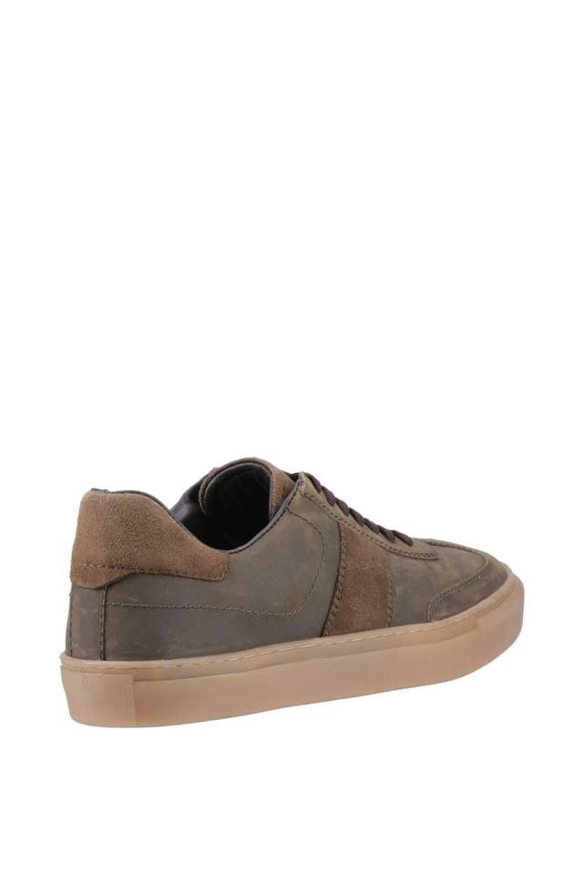 Hush Puppies Hush Puppies Men's Riley Trainer in Khaki - 2