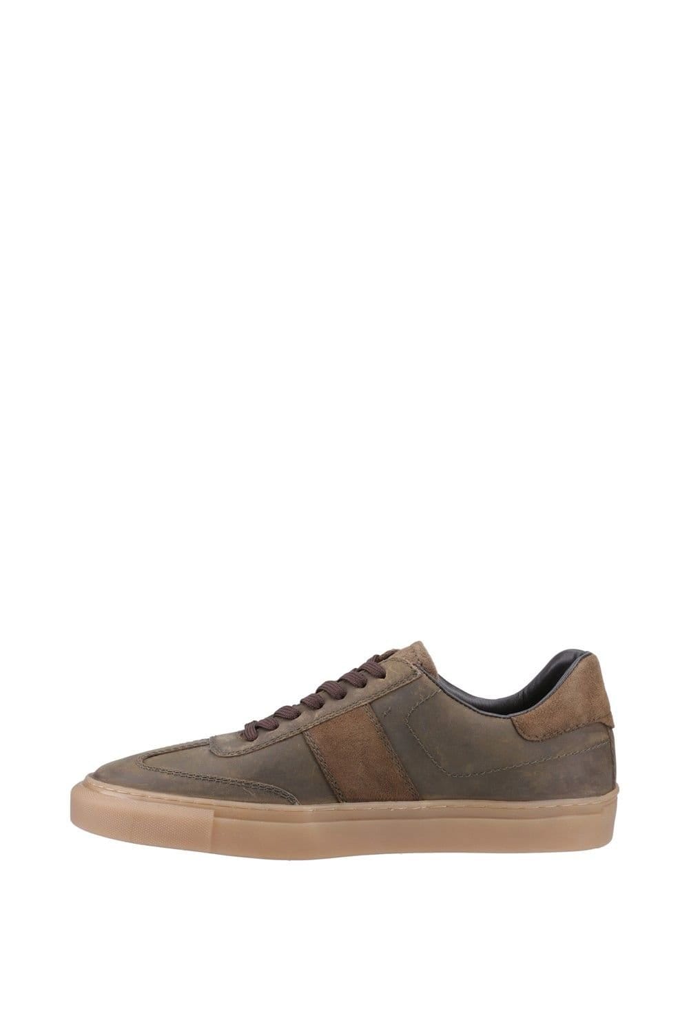 Hush Puppies Hush Puppies Men's Riley Trainer in Khaki - 4