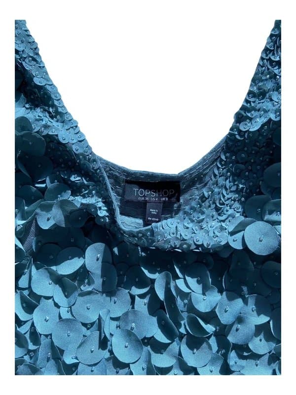 Topshop Embellished sequin cami top
