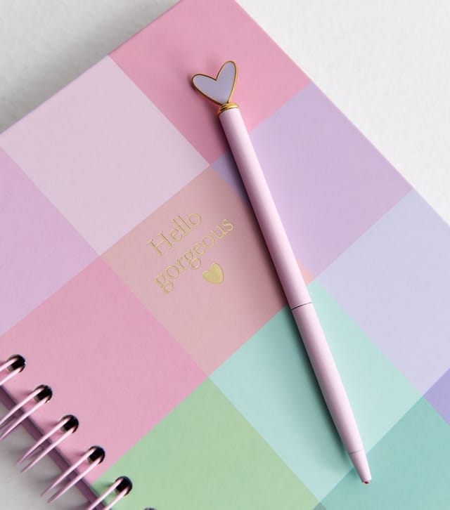 New Look Check Notebook And Pen New Look - 2