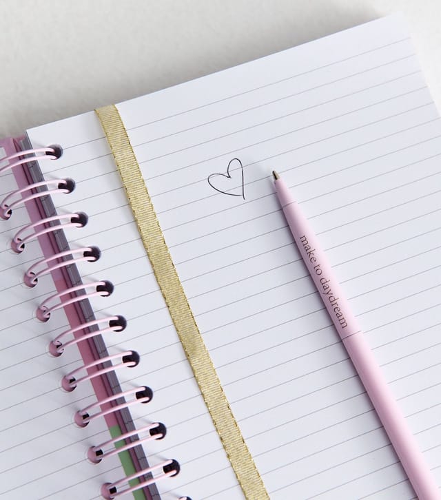 New Look Check Notebook And Pen New Look - 3
