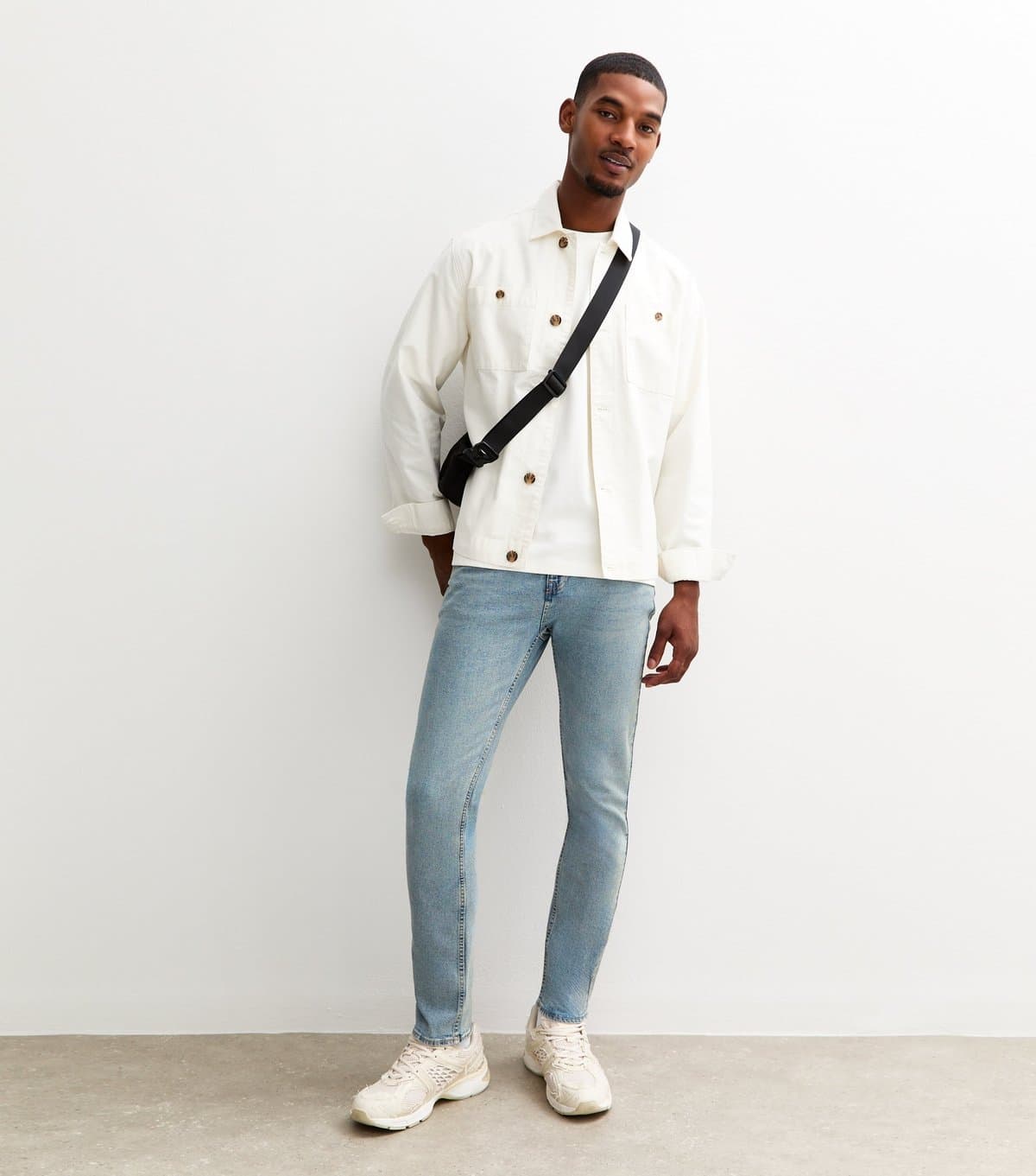New Look New Look Light Blue Slim Fit Light Wash Jeans