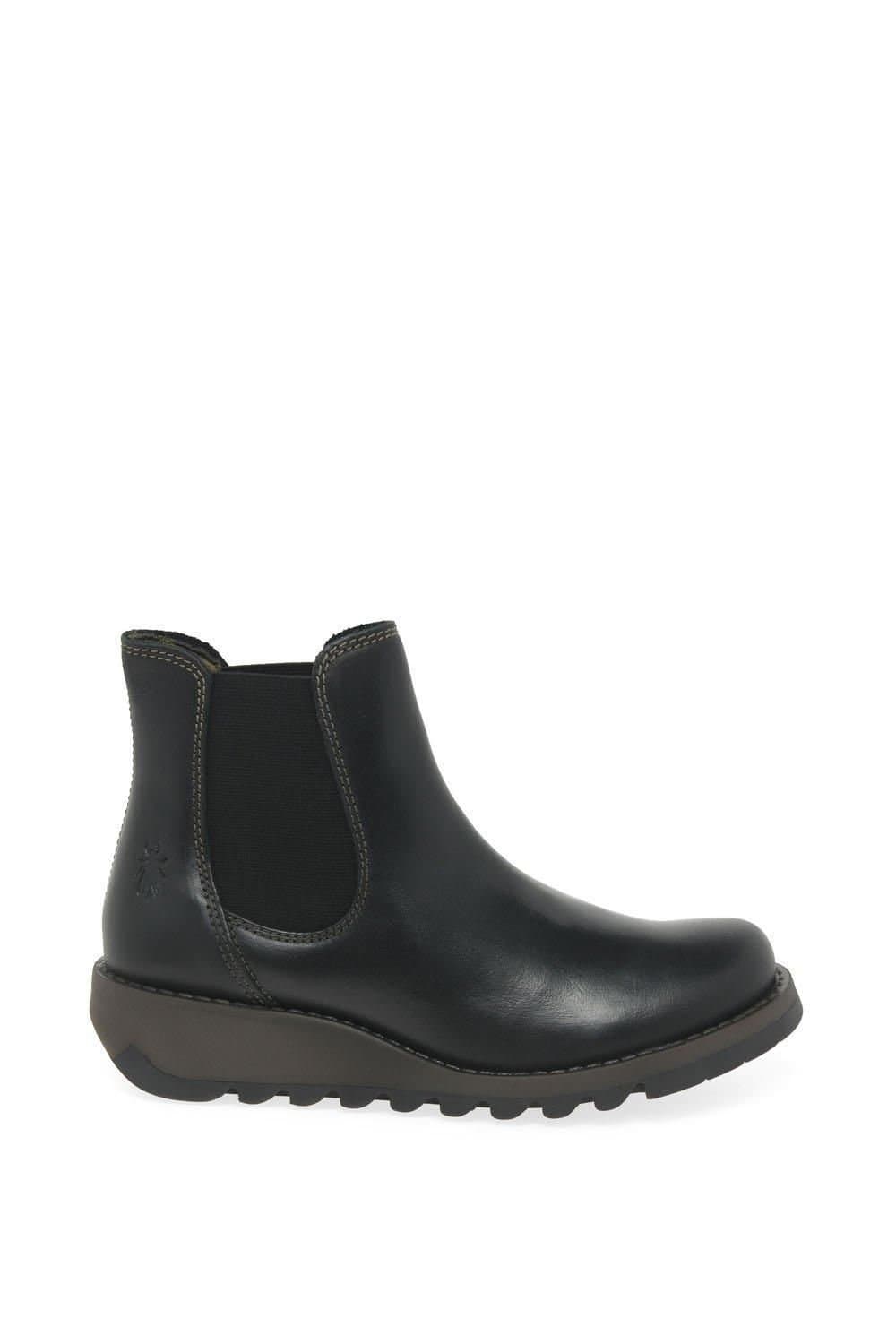 Fly London Fly London Women's 'Salv' Casual Chelsea Boots in Black