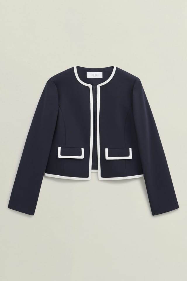 Hobbs London Hobbs London Women's Sally Jacket in Dark Navy - 2