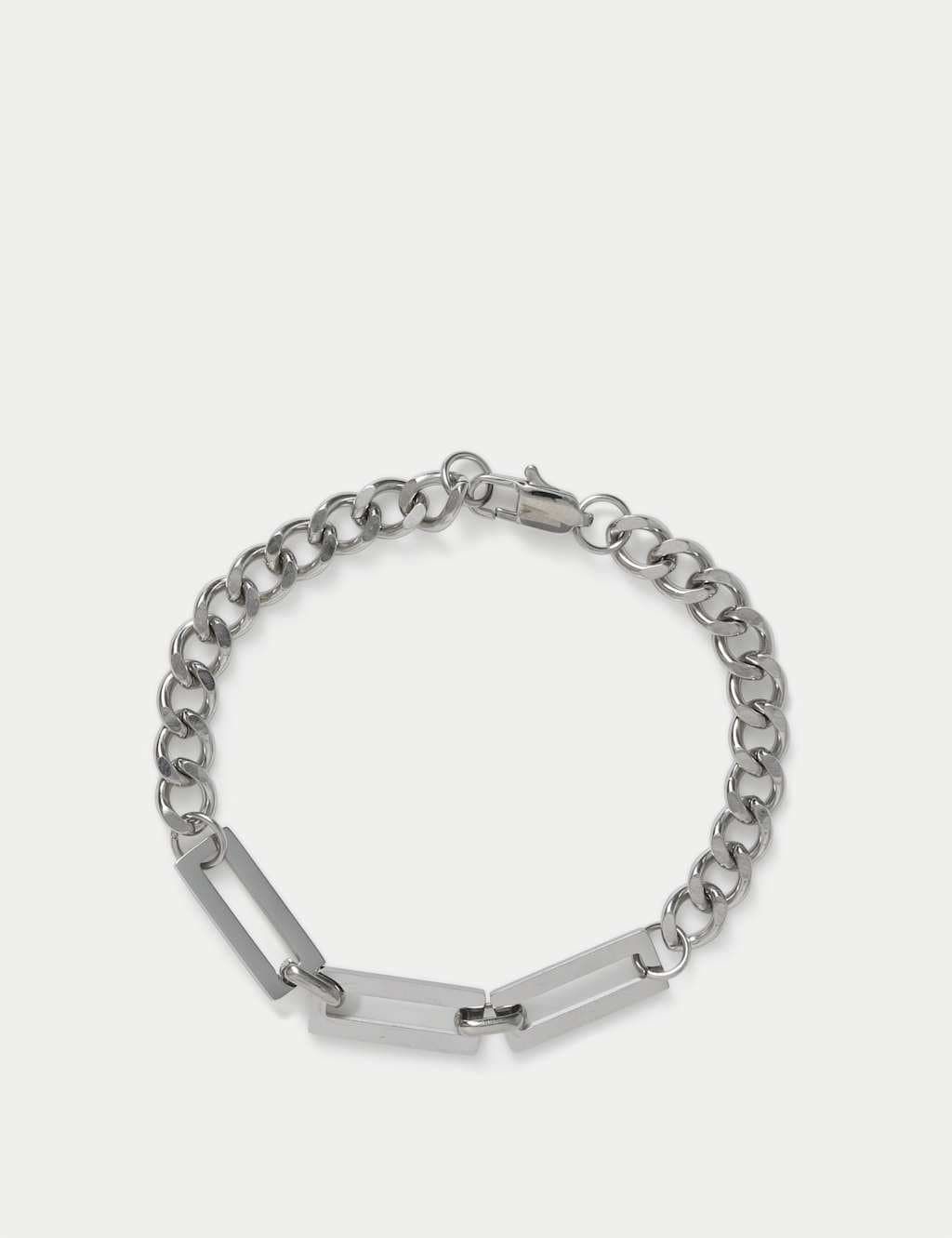 Marks & Spencer M&S Paperclip Chain Bracelet Silver