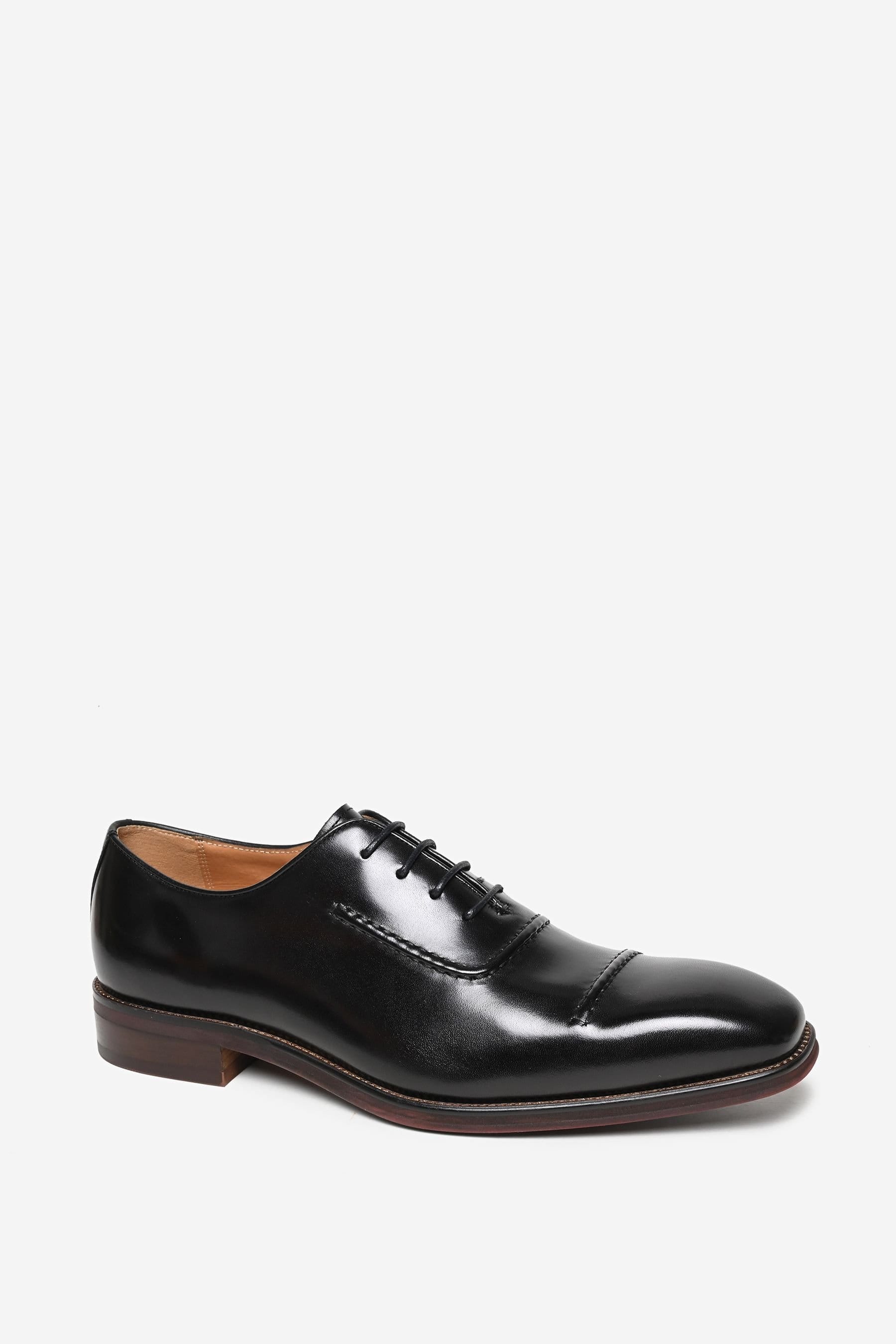 Alexander Pace Alexander Pace Men's 'Ritson' Premium Leather Oxford Shoe in Black - 4