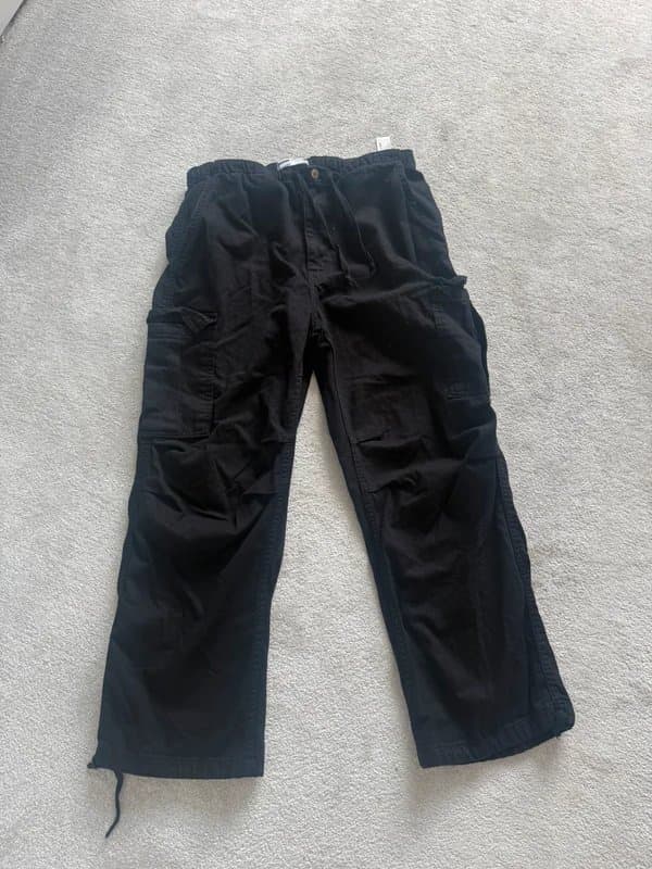 Bershka Bershka parachute denim pants