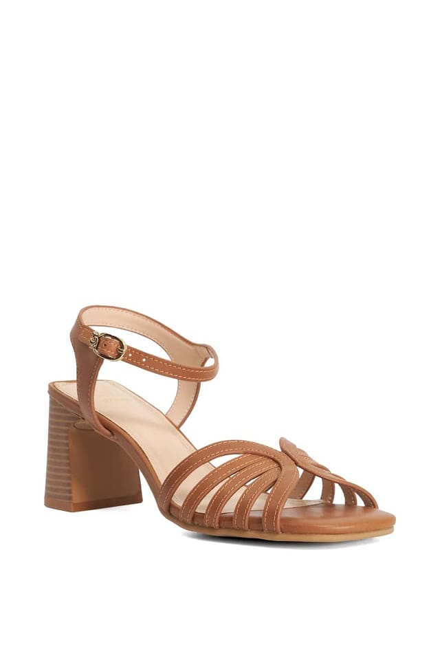 Dune London Dune London Women's 'Jaelle' Leather Sandals in Natural - 2