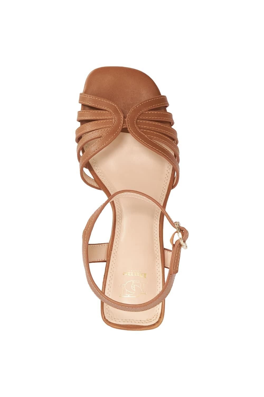 Dune London Dune London Women's 'Jaelle' Leather Sandals in Natural - 4