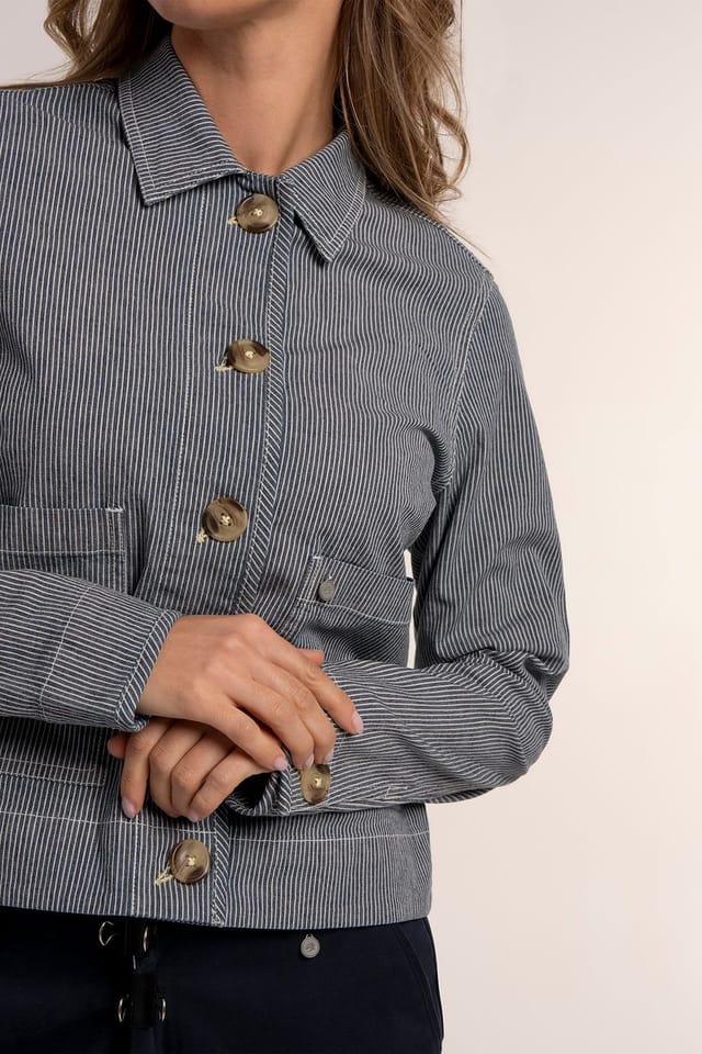 Brakeburn Brakeburn Women's ODALYS JACKET in Blue - 3