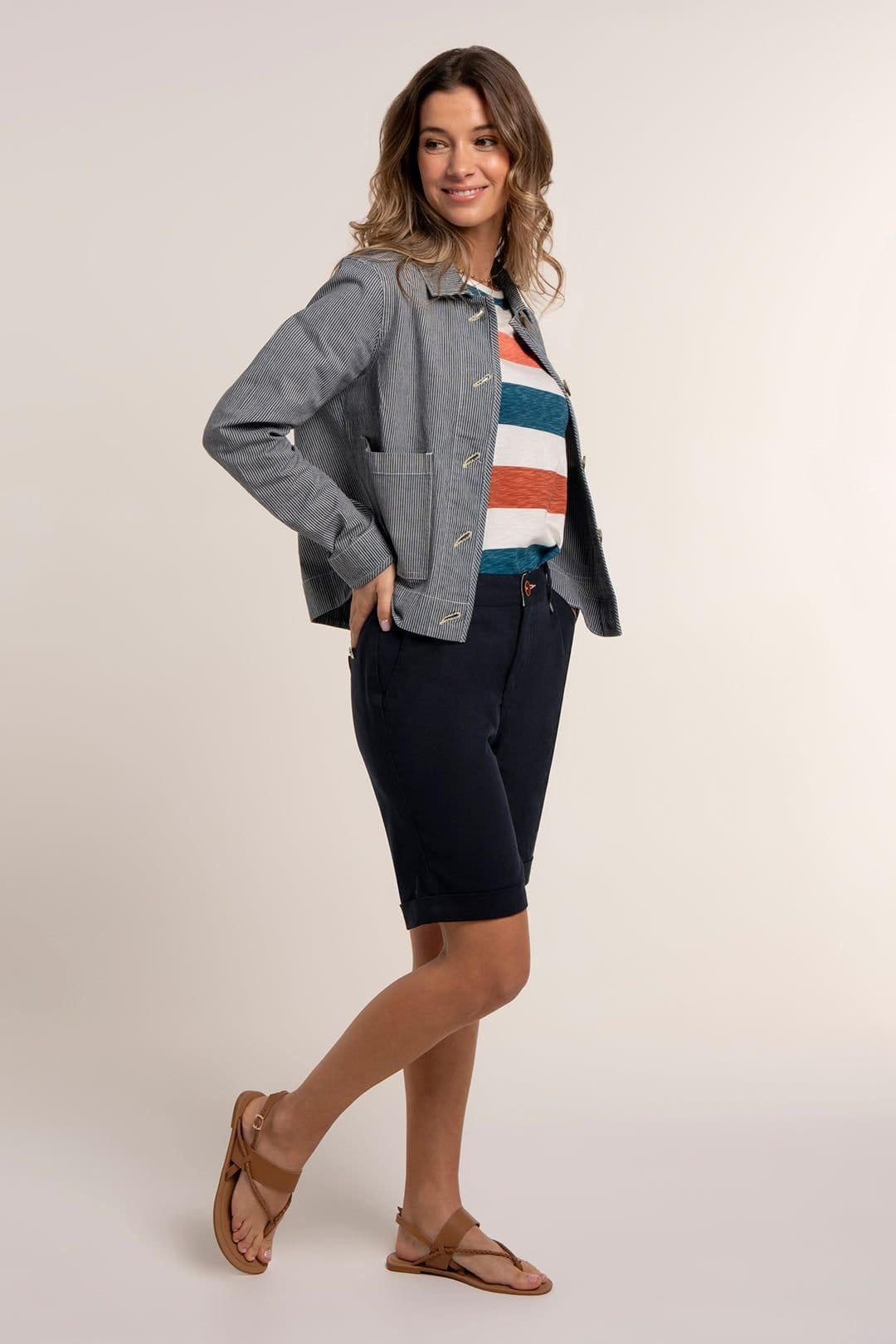 Brakeburn Brakeburn Women's ODALYS JACKET in Blue - 4