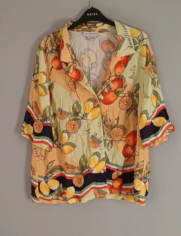 Never Fully Dressed Never Fully Dressed Multicolour Fruit Print Shirt - size 14