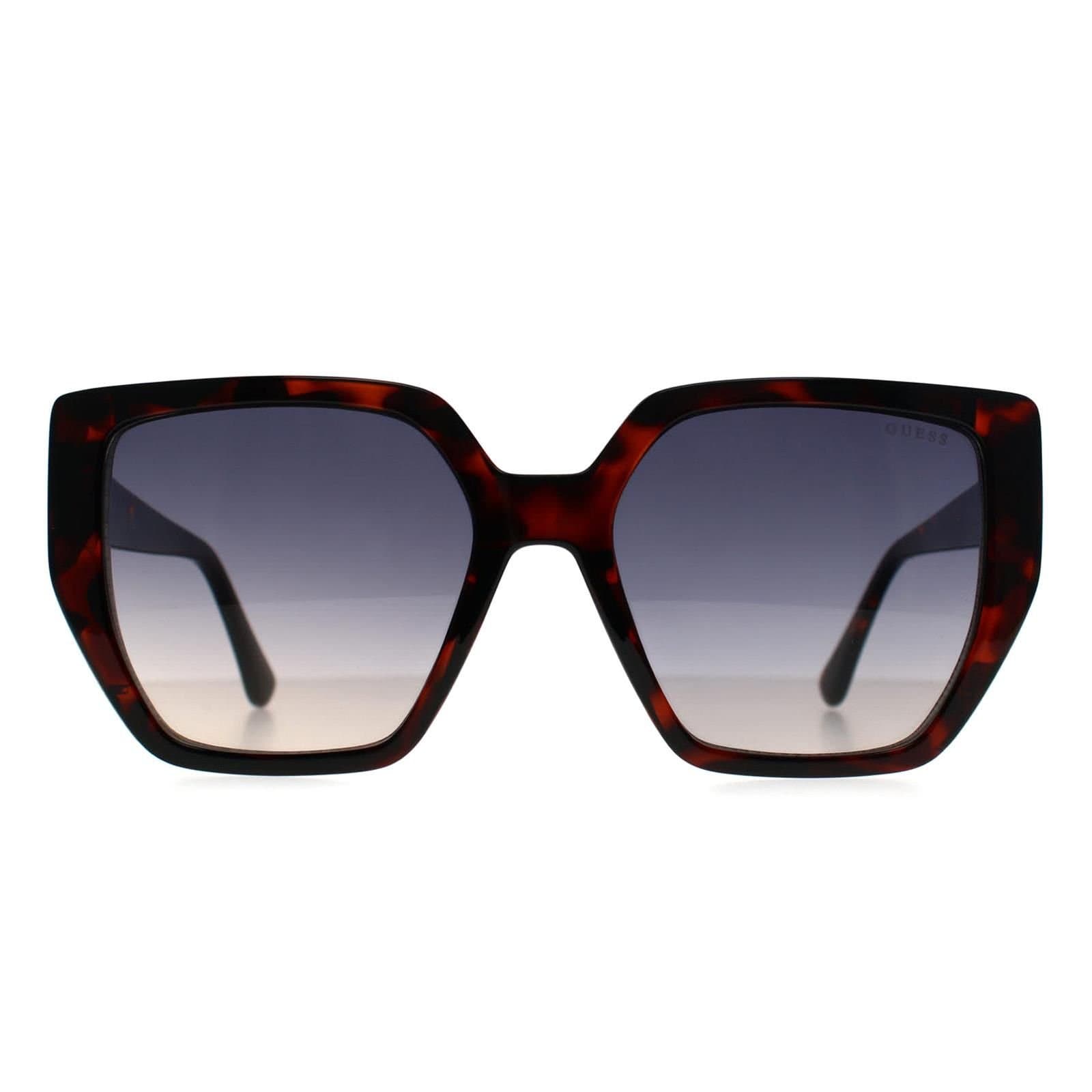 Guess Guess Women's Cat Eye Dark Havana Blue Gradient GF6178 in Brown