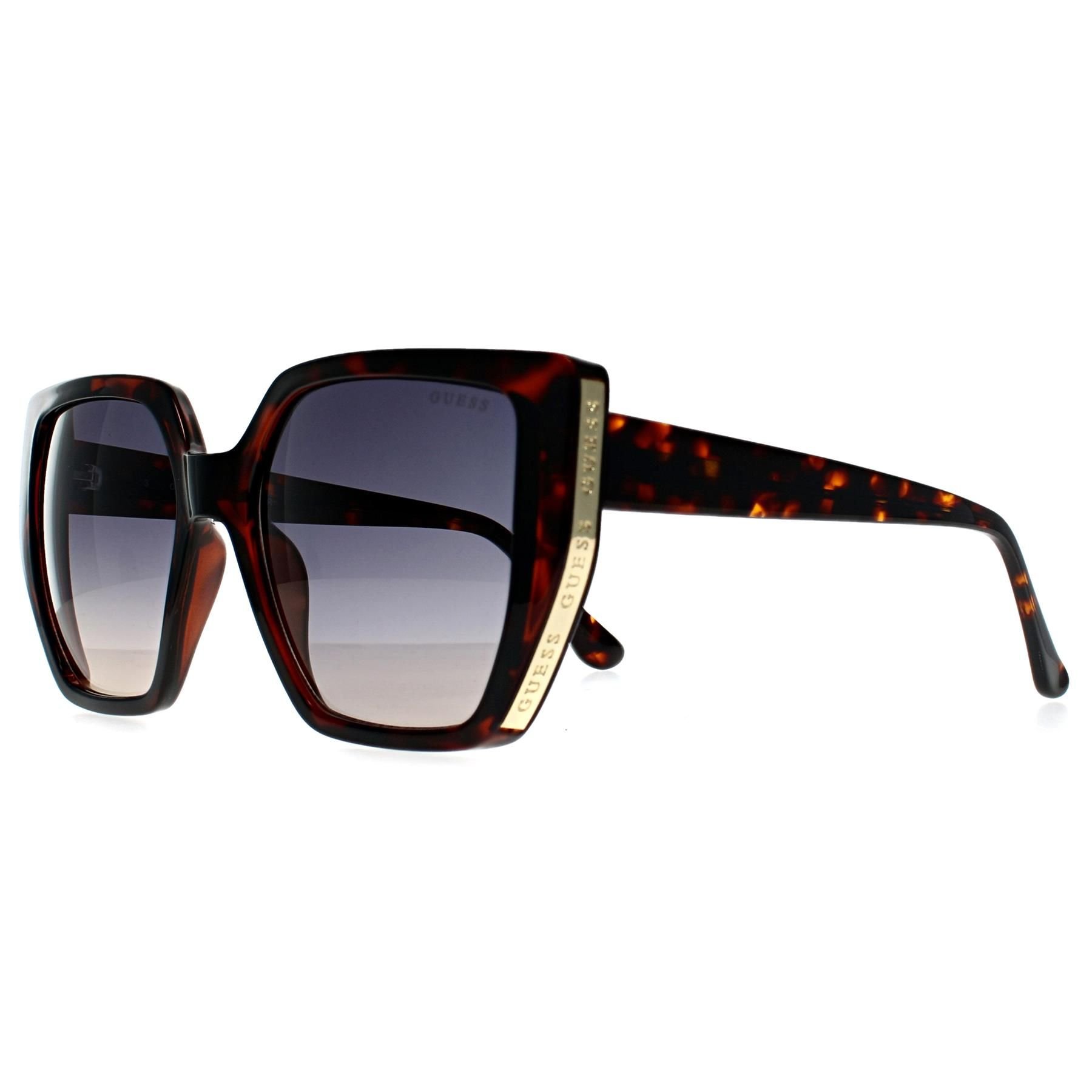 Guess Guess Women's Cat Eye Dark Havana Blue Gradient GF6178 in Brown - 2