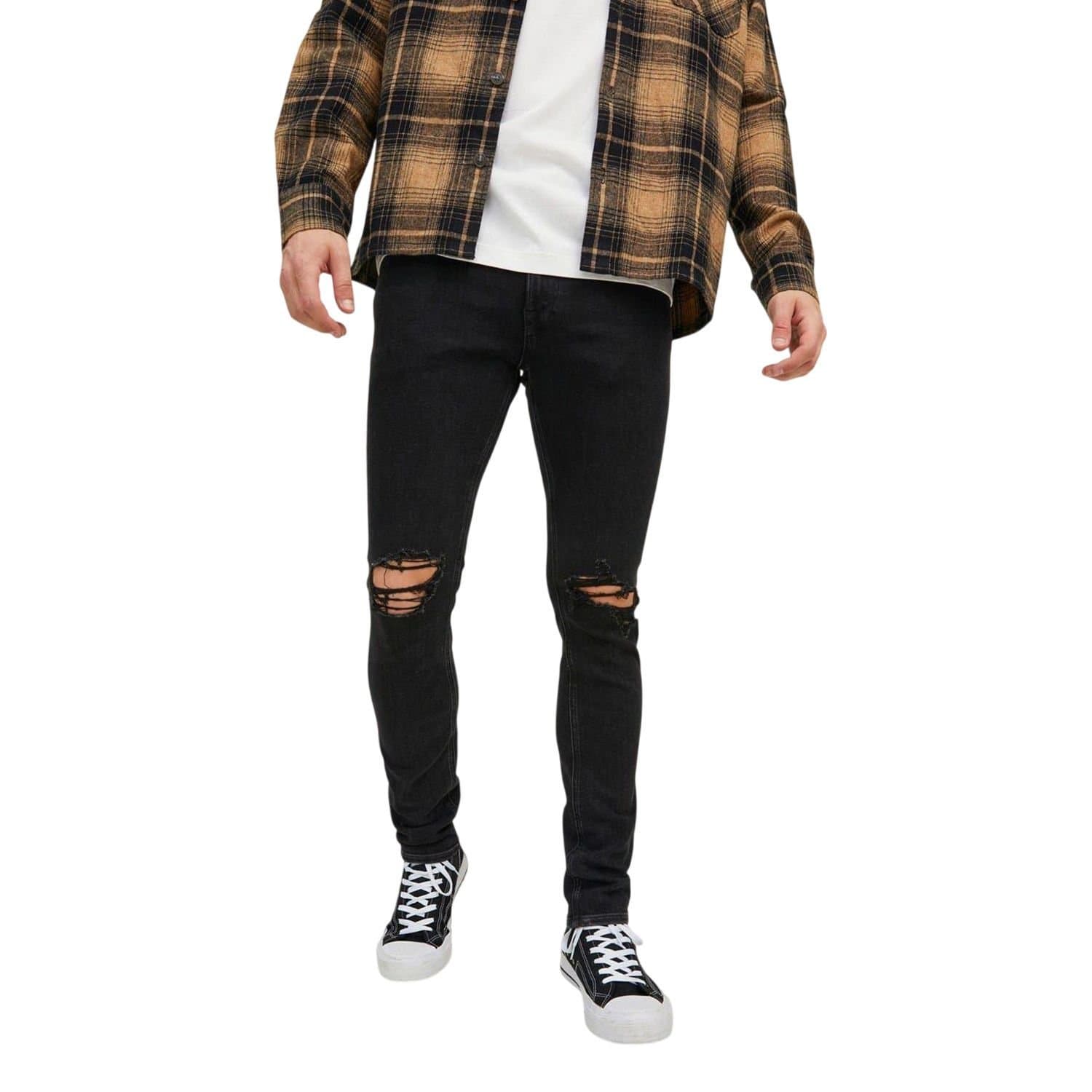 jack & jones Jack & Jones Men's Liam Denim Jeans in True Black