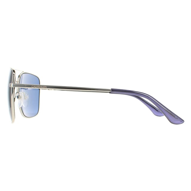 Calvin Klein CALVIN KLEIN Men's Square Silver Smoke Grey CK19136S - 3