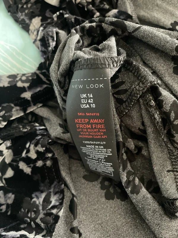 New Look Velvet summer wrap dress
