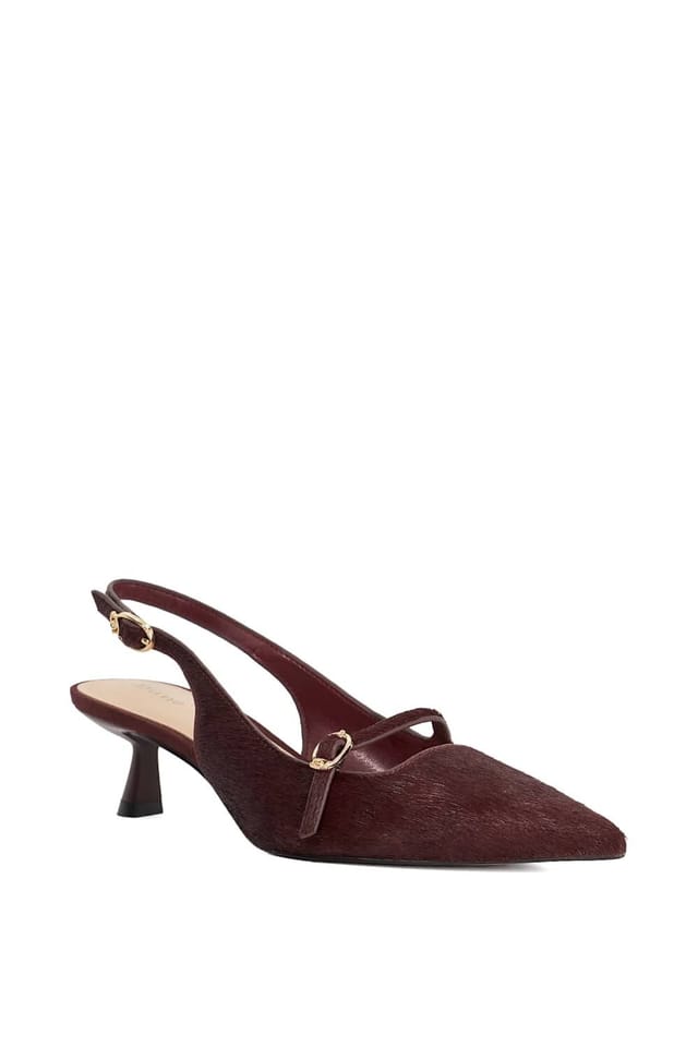 Dune London Dune London Women's 'Deserved' Leather Court Shoes in Red - 2