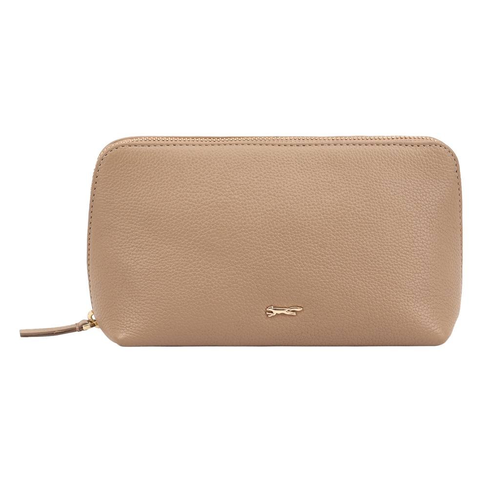 Paul Costelloe Paul Costelloe Women's Abens Leather Pouch in Beige - 1