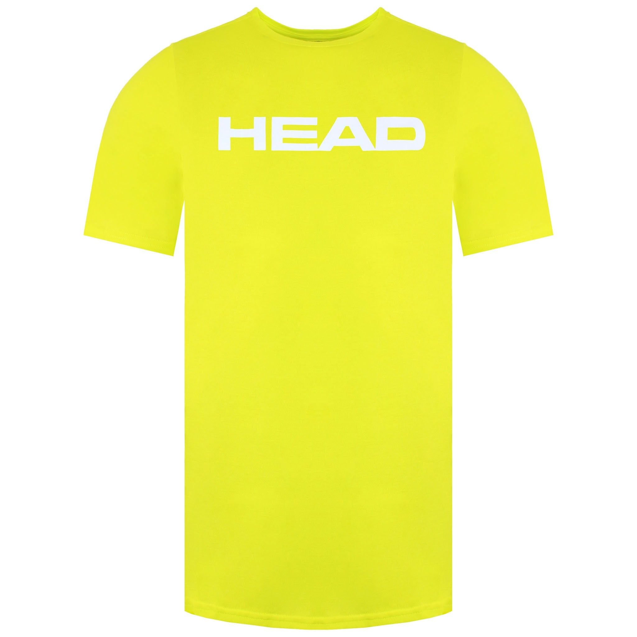 Head Head Men's Club Ivan Yellow Tennis T-Shirt - 1
