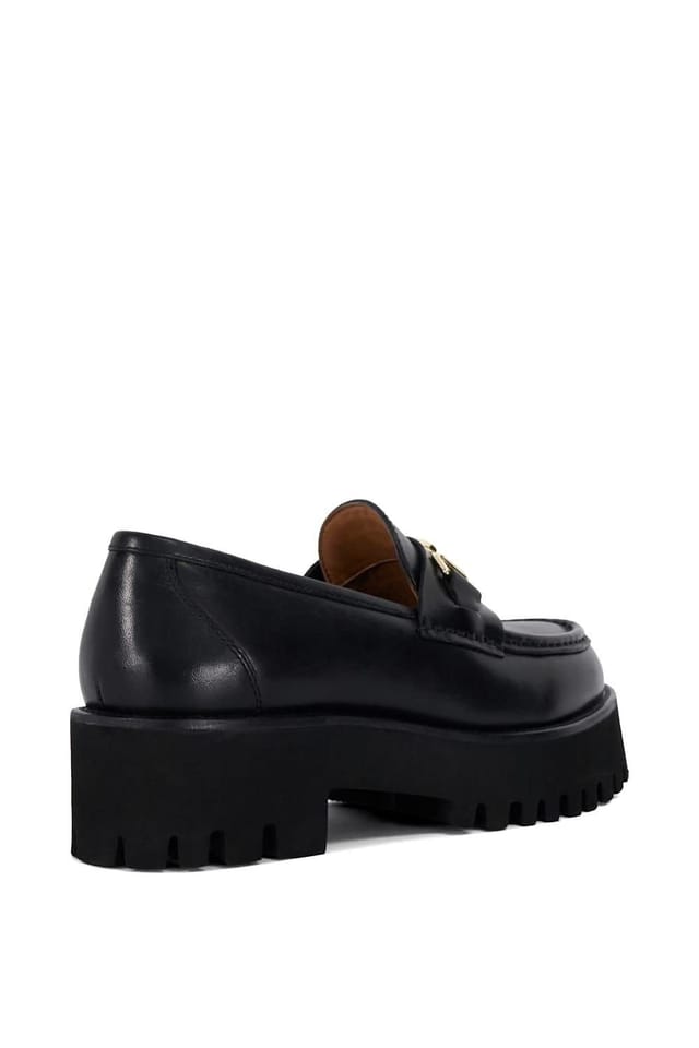Dune London Dune London Women's 'Groundbreaking' Leather Loafers in Black - 3