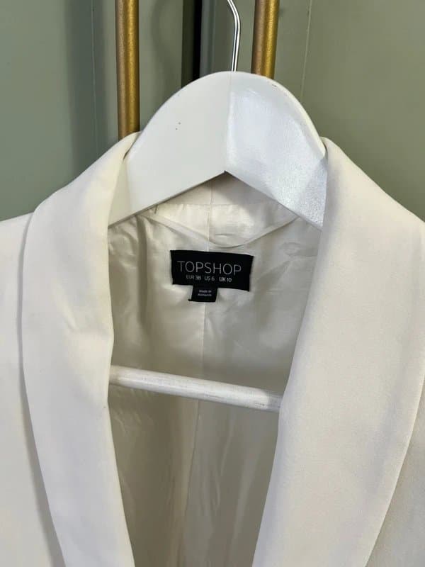 Topshop Topshop white blazer