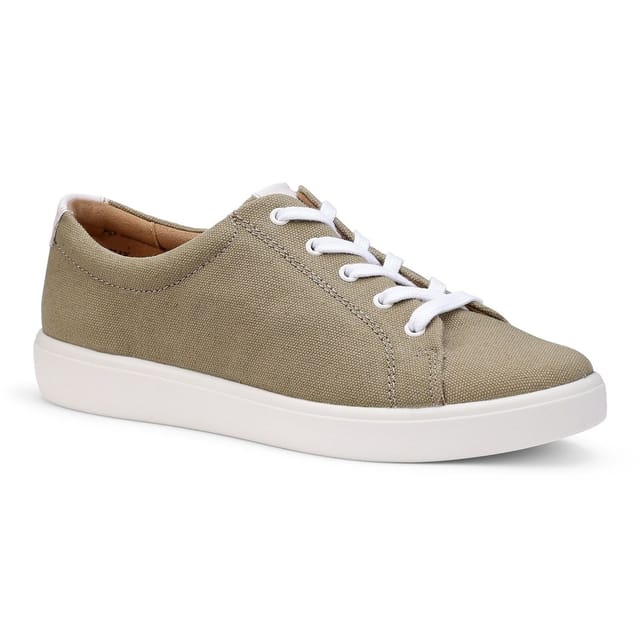 Hotter Hotter Women's 'Molly' Plimsolls in Light Khaki - 2