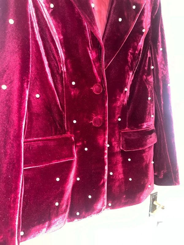 ASOS ASOS Luxe Velvet Blazer - 1