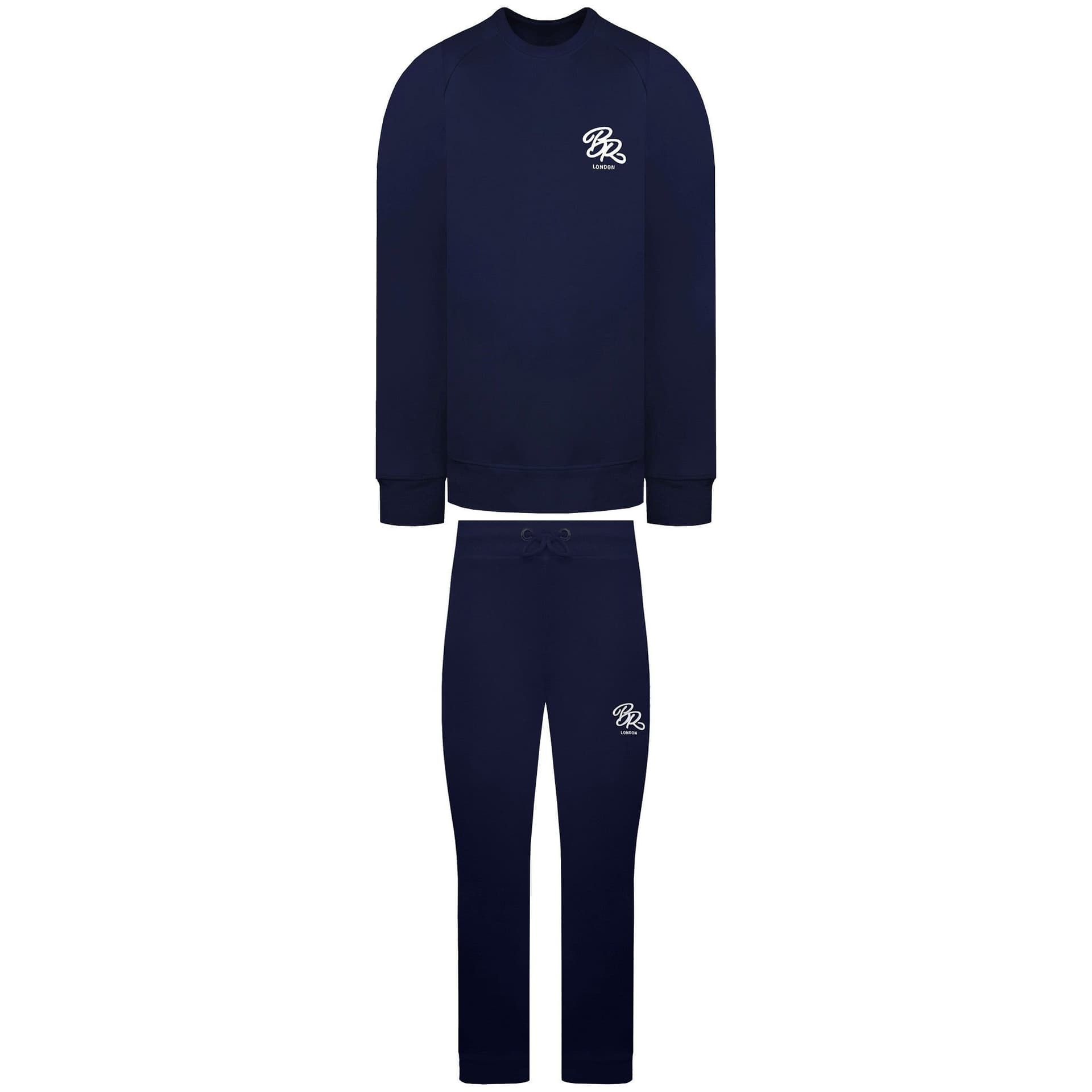 Born Rich Born Rich Men's Asten Crew Navy Tracksuit