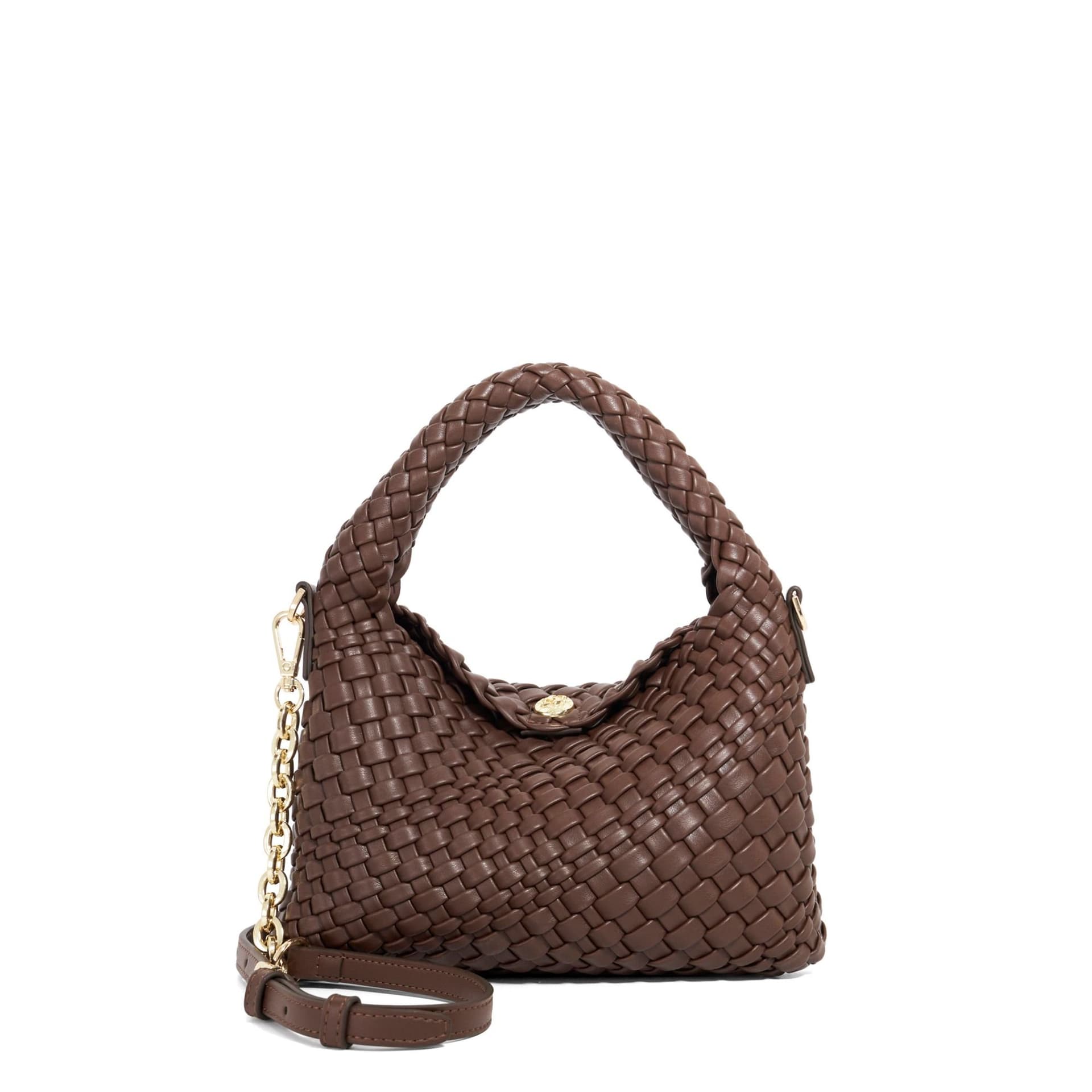 Dune London Dune London Brown Woven Hobo Bag
