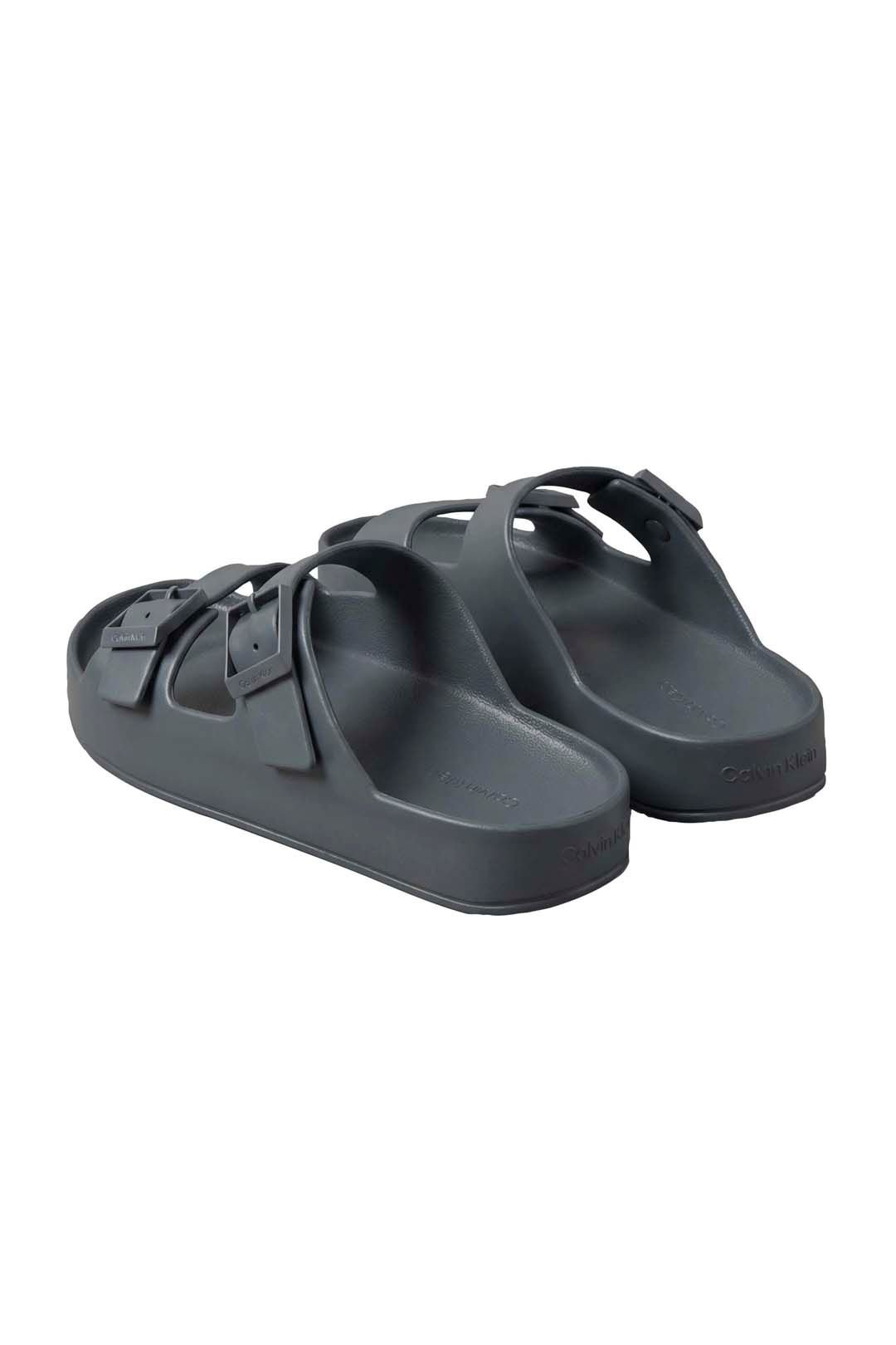 Calvin Klein Calvin Klein Men's Ergon Eva Double Bar Sandal Turbulence in Grey - 3