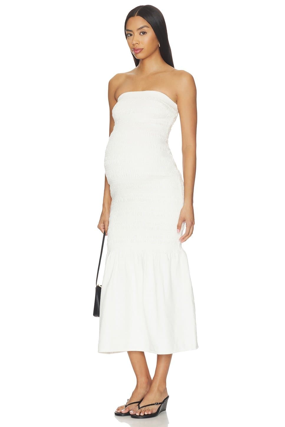 revolve Denim Smocked Dress