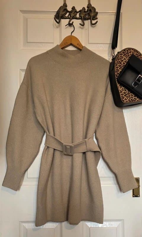& Other Stories & Other Stories Knitted Belted Mini Dress