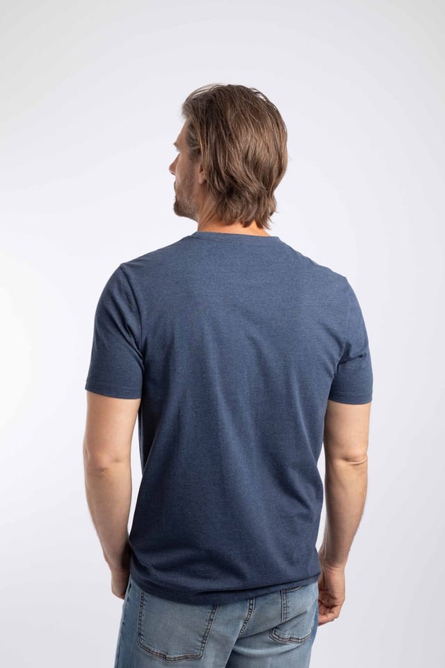 Weird Fish Weird Fish Men's Lakes Front Print Graphic T-Shirt in Dark Blue - 3
