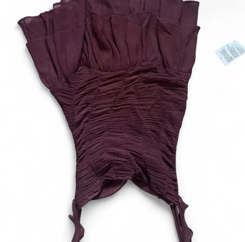 ASOS Burgundy mini dress