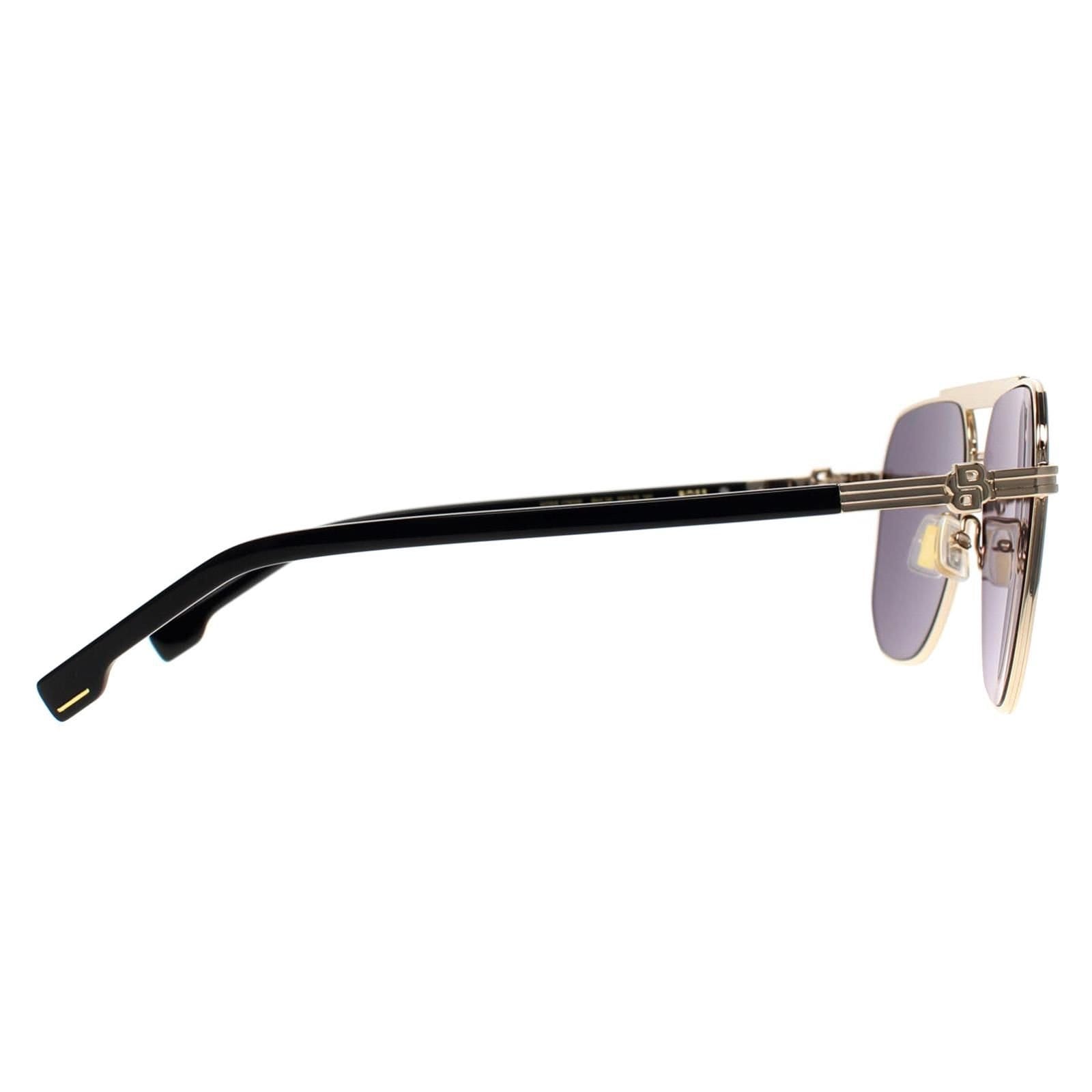Hugo Boss Hugo Boss Men's Aviator Gold Black Grey Anti Reflective BOSS 1743/S - 4