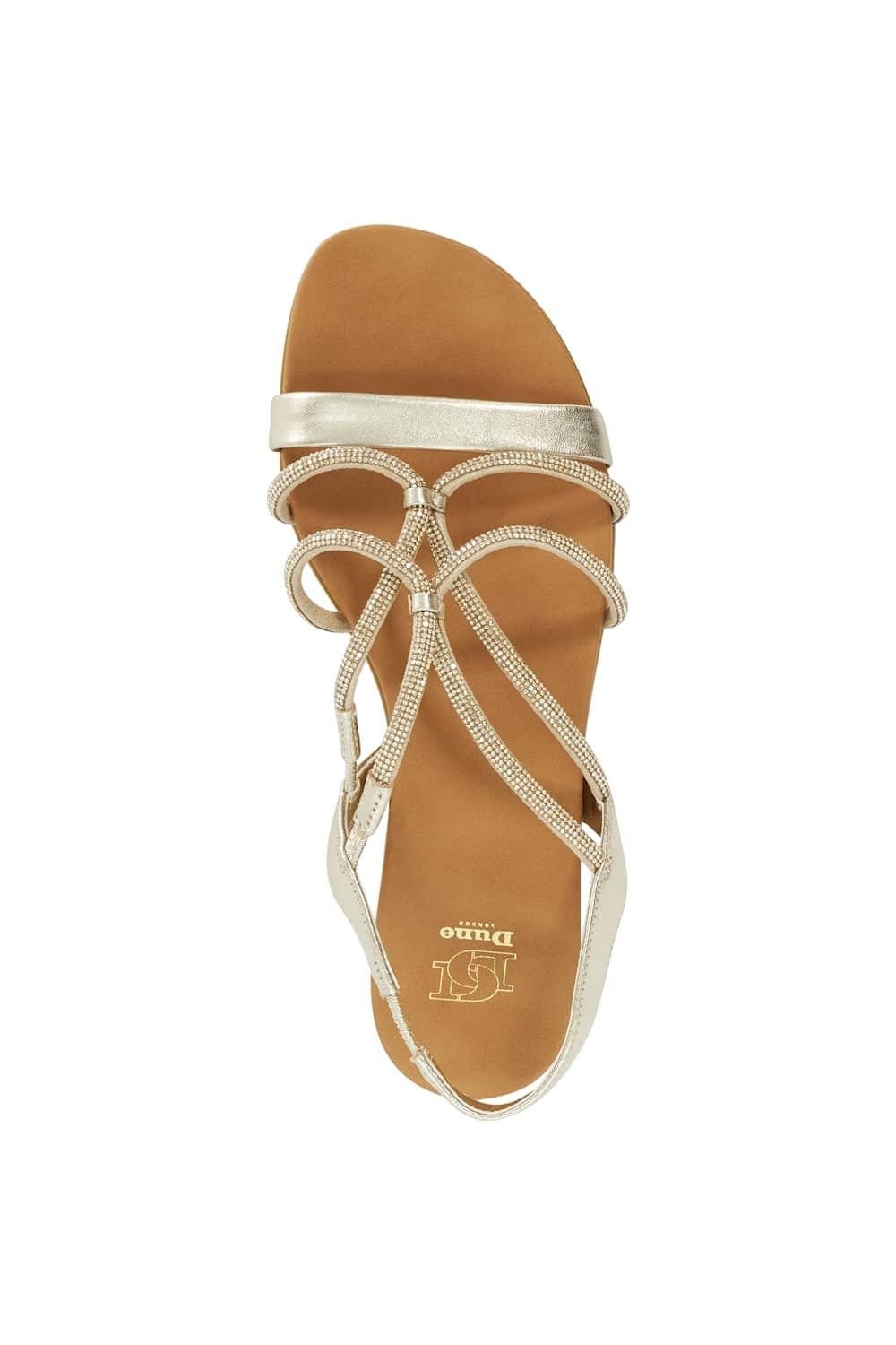 Dune London Dune London Women's 'Lyrically' Leather Sandals in Metallics - 4