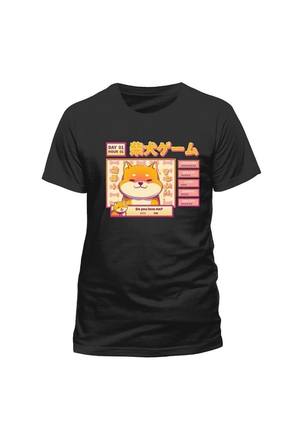 Ilustrata Ilustrata Men's Shiba Novel T-Shirt in Black