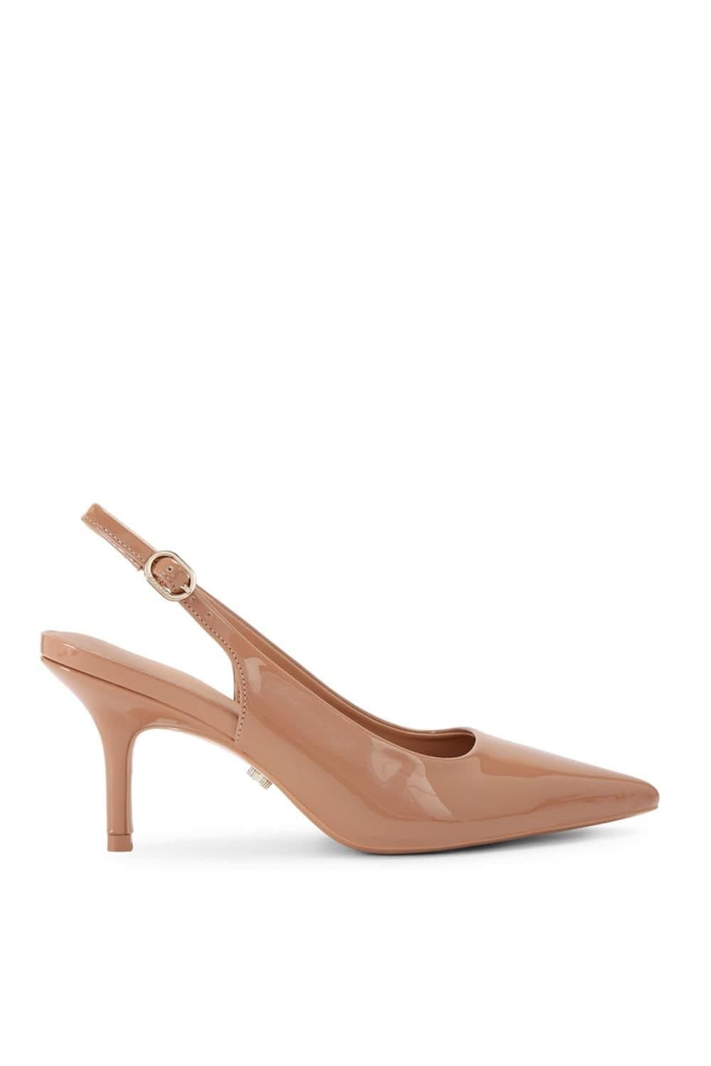 Carvela Carvela Women's 'Spirit Sling' Patent Heels in Beige