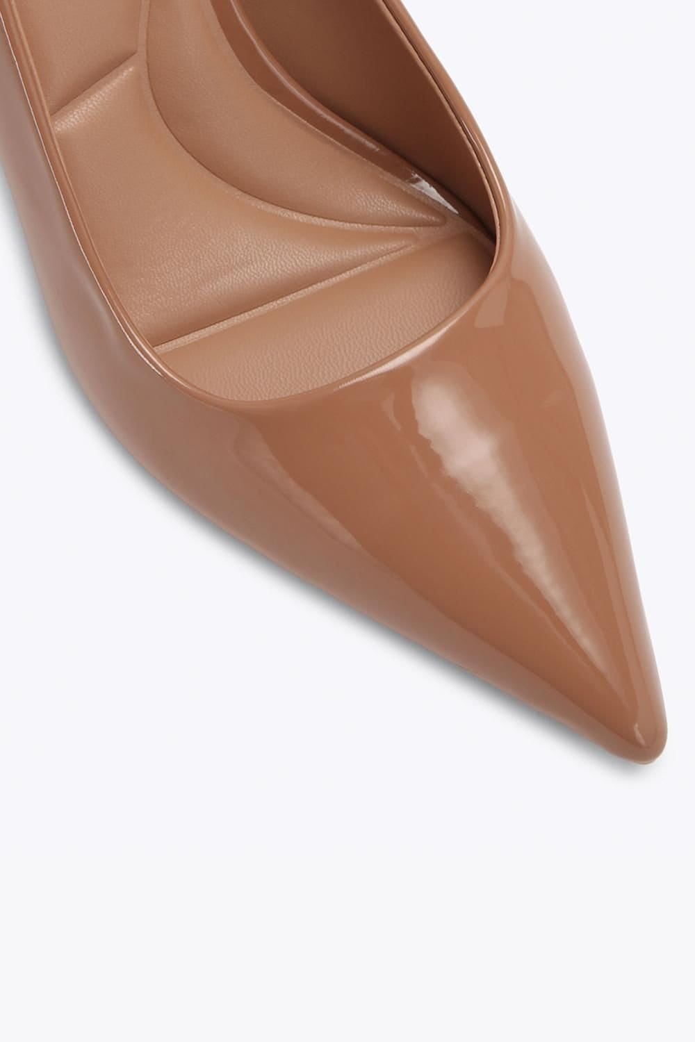 Carvela Carvela Women's 'Spirit Sling' Patent Heels in Beige - 4
