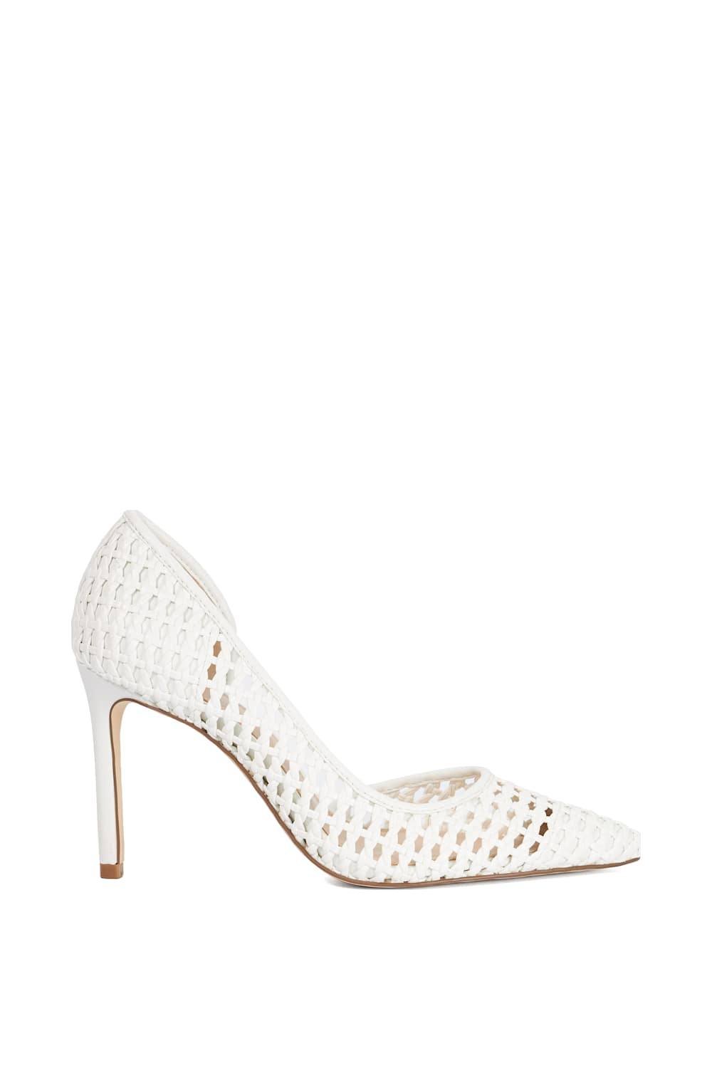 Dune London Dune London Women's 'Chicagos' Leather Court Shoes in White - 3