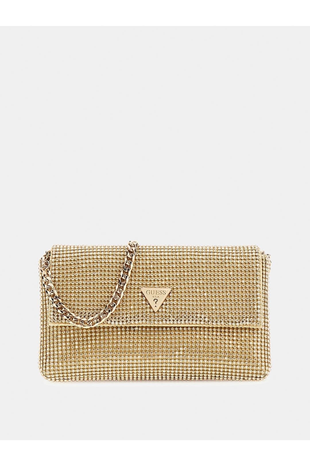 Guess Guess Women's Zalina Flap Clutch Gold