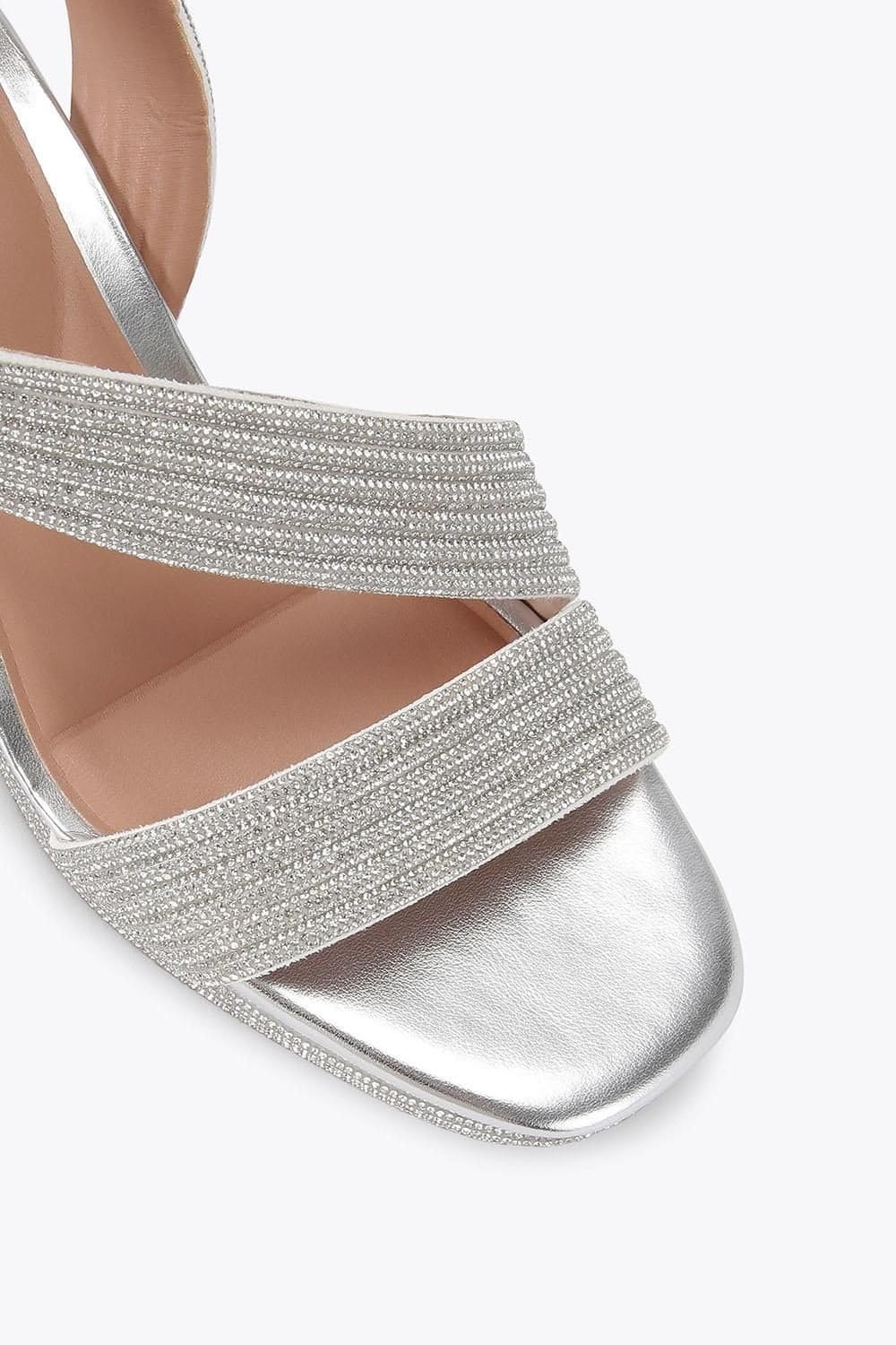 Carvela Carvela Women's 'Gala Wedge Jewel 70' Heels in Silver - 4