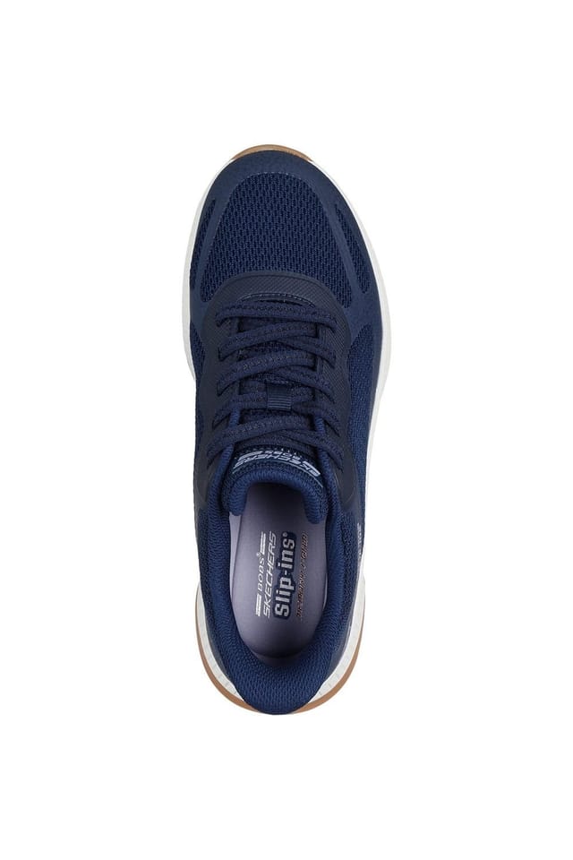 Skechers Skechers Women's BOBS Squad 4 Staple Look Trainer in Navy - 3