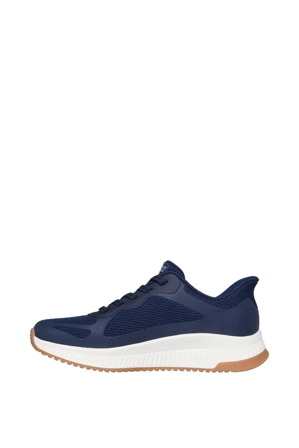 Skechers Skechers Women's BOBS Squad 4 Staple Look Trainer in Navy - 4