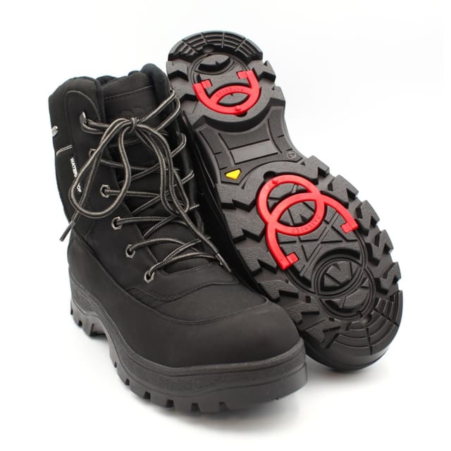 Mammal Mammal 'Keele' Men's Insulated Waterproof Winter Boots with Ice Grips in Black - 2