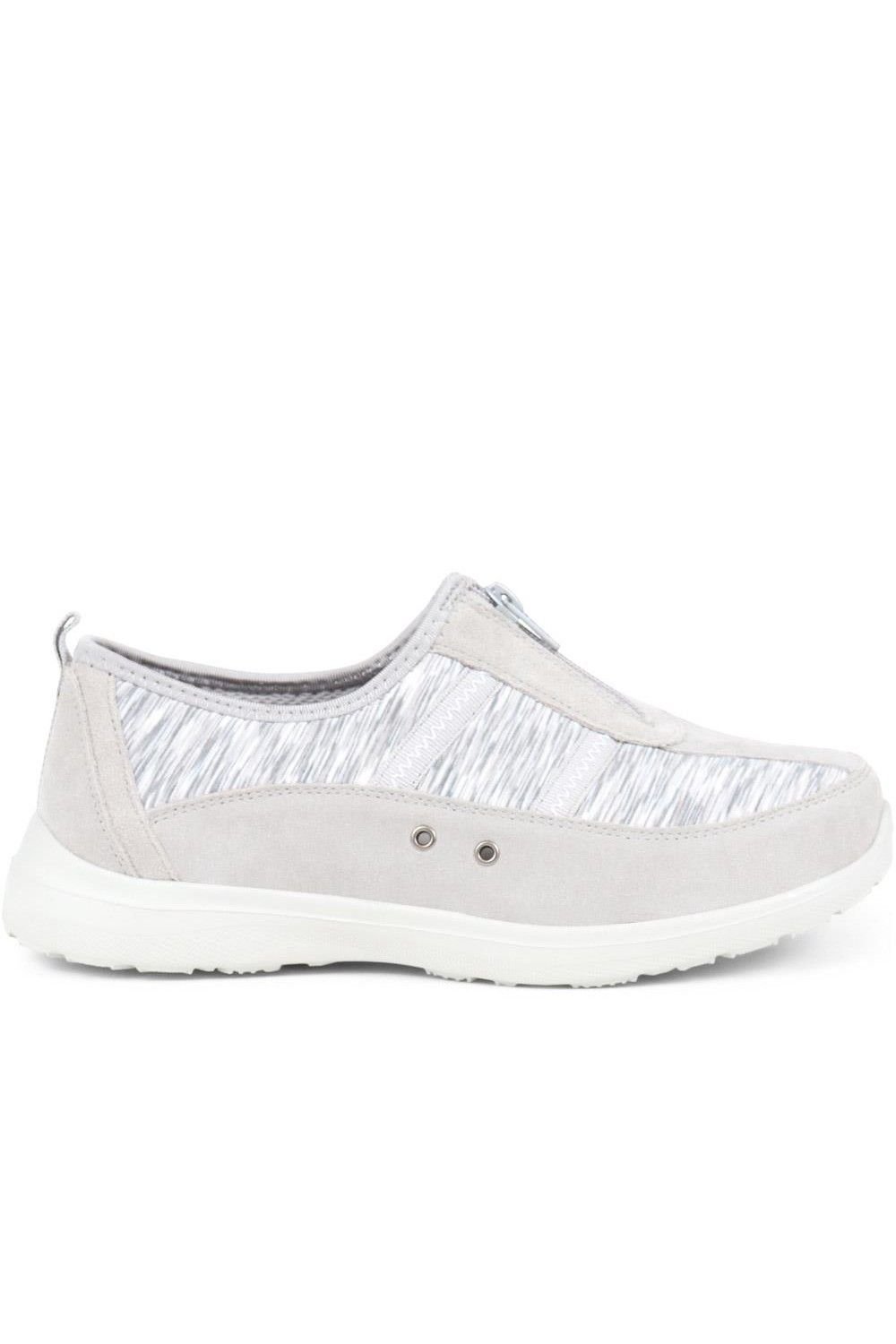 Easyfit Easyfit Women's Extra-Wide Fit Memory Foam Trainers in Grey - 2