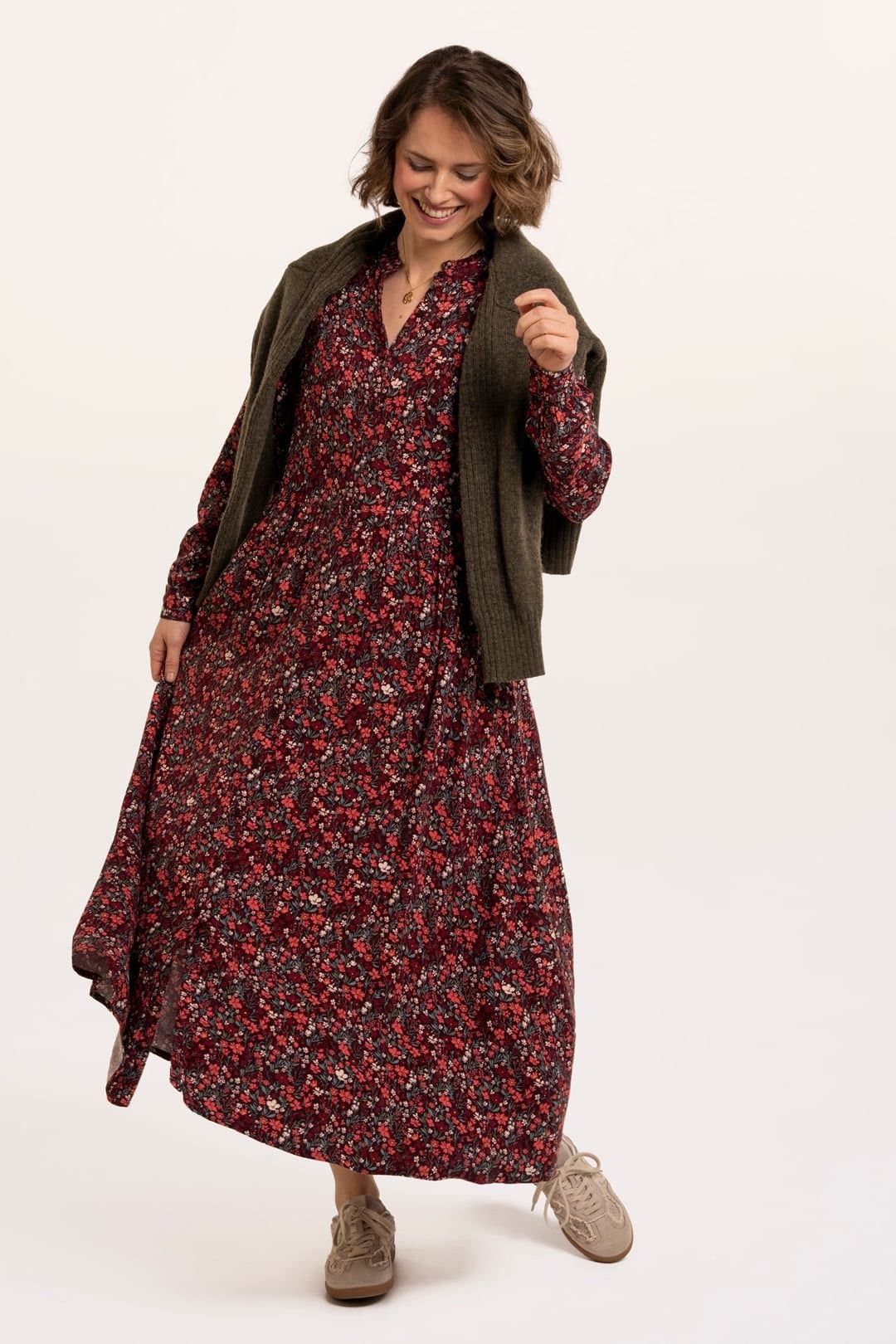 Brakeburn Brakeburn Women's Ula Dress in Burgundy