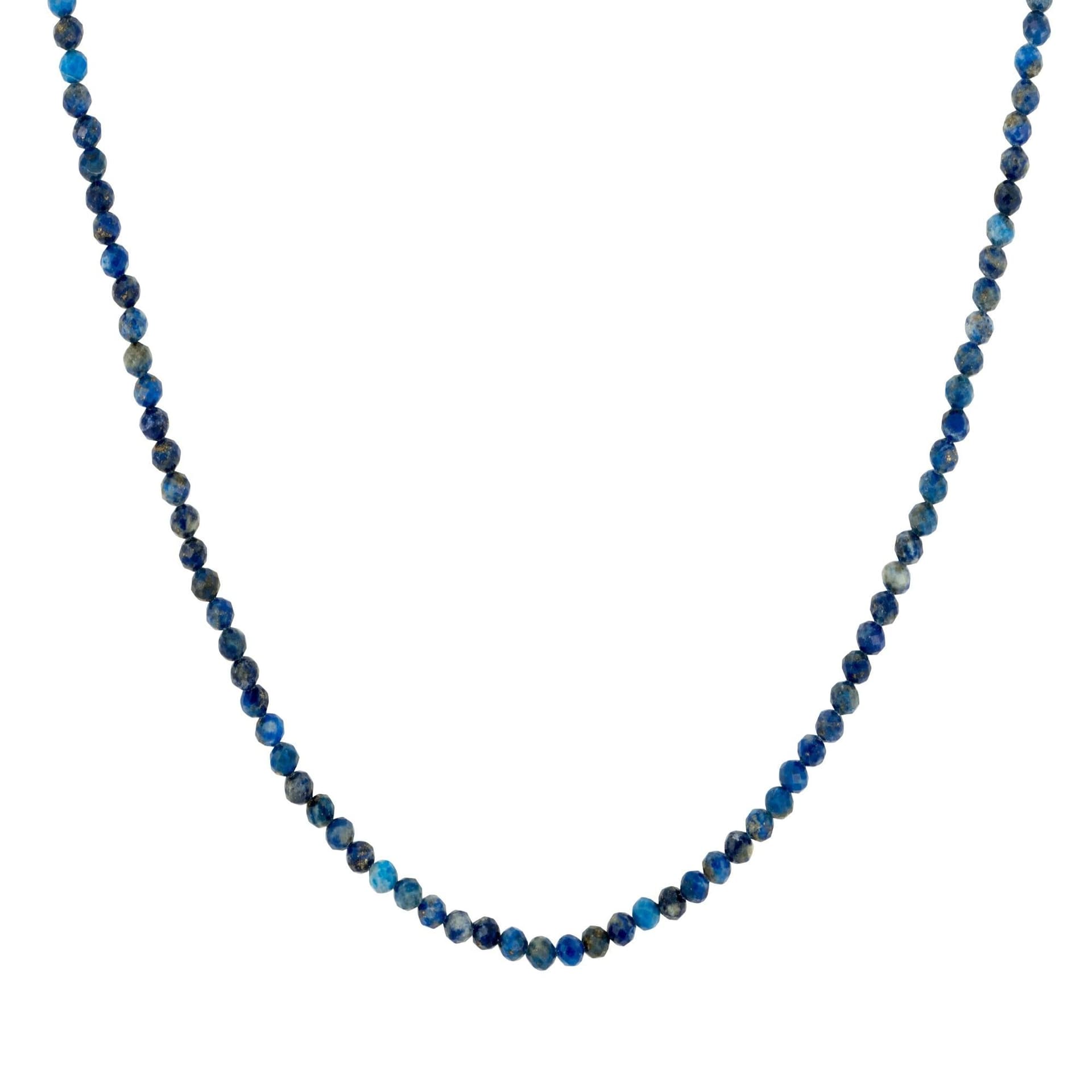 Gold Trip Gold Trip Blue Lapis Beaded Necklace